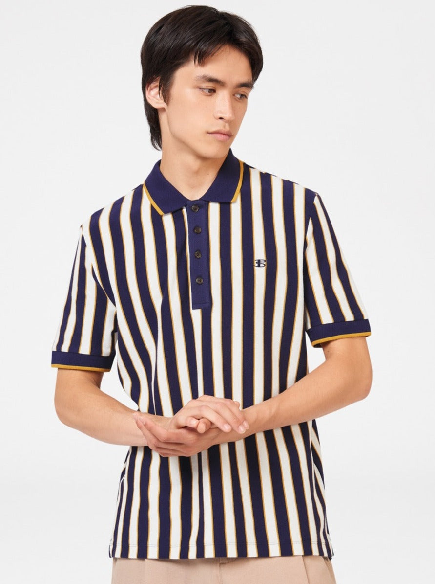 Polos Ben Sherman B by Ben Sherman Vertical Stripe Violette | ONI-24290216